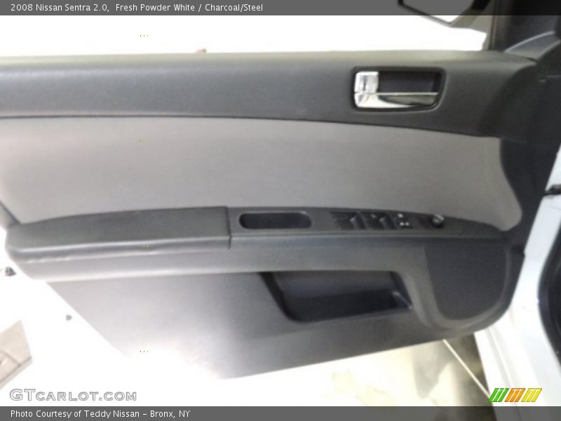 Fresh Powder White / Charcoal/Steel 2008 Nissan Sentra 2.0