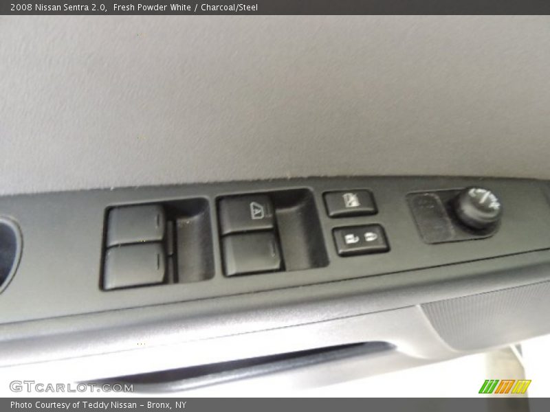 Fresh Powder White / Charcoal/Steel 2008 Nissan Sentra 2.0