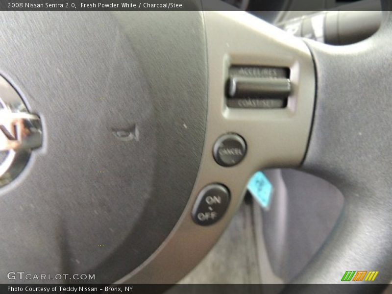 Fresh Powder White / Charcoal/Steel 2008 Nissan Sentra 2.0