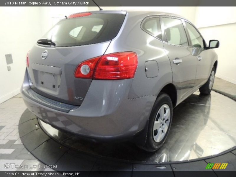 Gotham Gray / Black 2010 Nissan Rogue S AWD