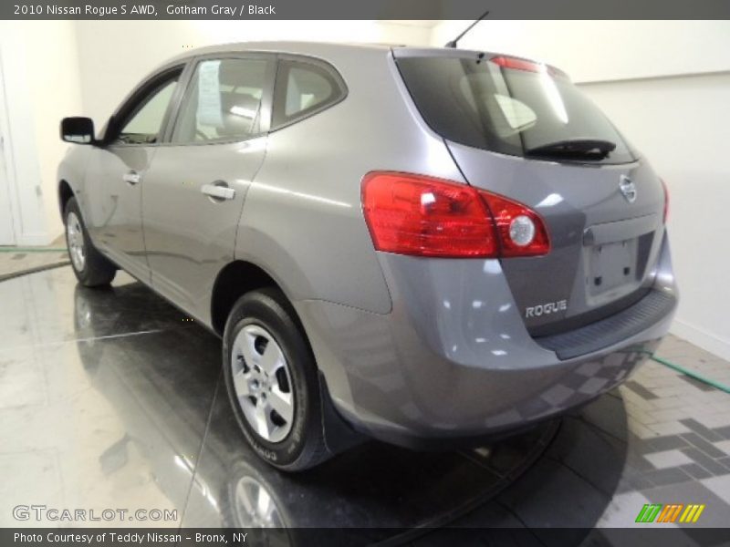 Gotham Gray / Black 2010 Nissan Rogue S AWD