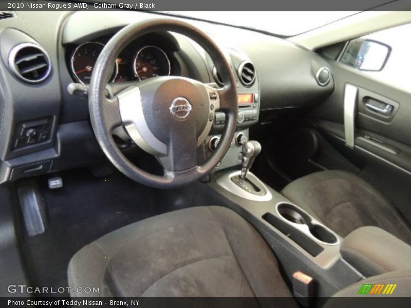 Gotham Gray / Black 2010 Nissan Rogue S AWD