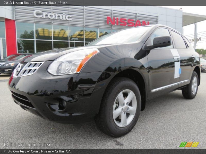 Super Black / Black 2013 Nissan Rogue S