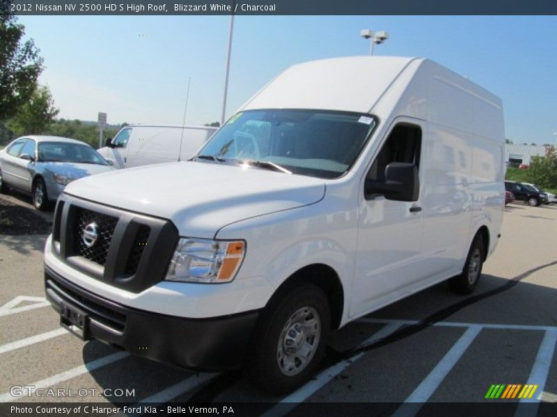 Blizzard White / Charcoal 2012 Nissan NV 2500 HD S High Roof