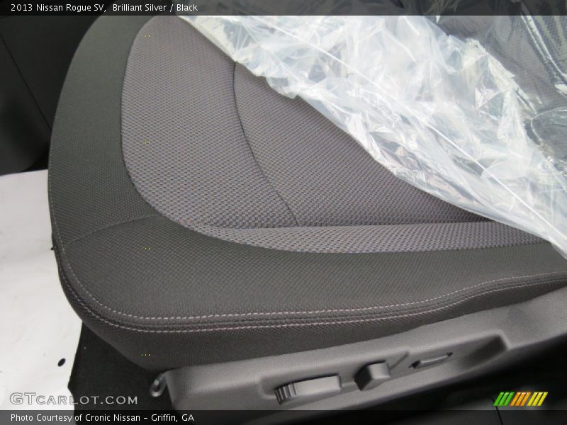 Brilliant Silver / Black 2013 Nissan Rogue SV