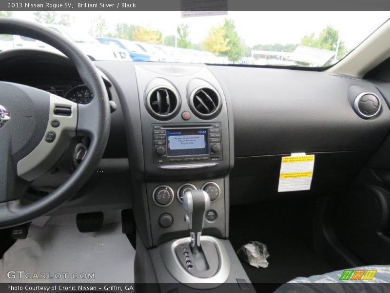 Brilliant Silver / Black 2013 Nissan Rogue SV
