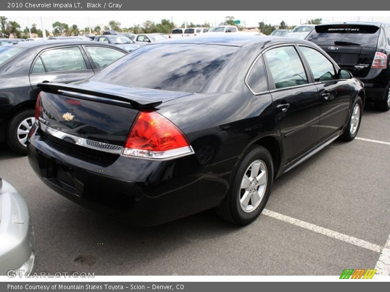 Black / Gray 2010 Chevrolet Impala LT
