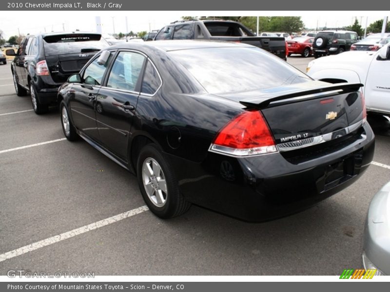 Black / Gray 2010 Chevrolet Impala LT