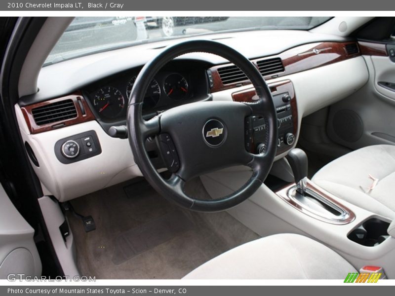 Black / Gray 2010 Chevrolet Impala LT