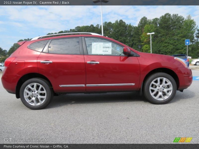  2013 Rogue SV Cayenne Red