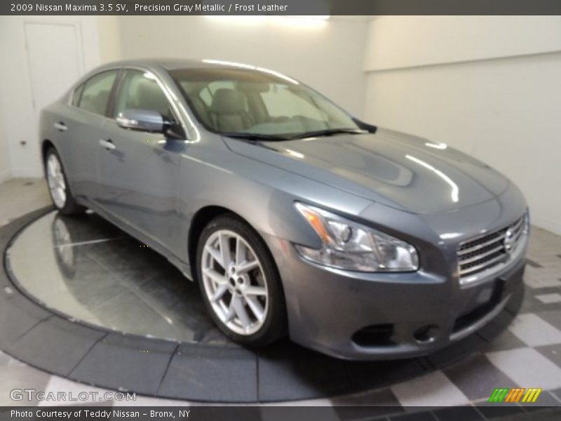 Precision Gray Metallic / Frost Leather 2009 Nissan Maxima 3.5 SV