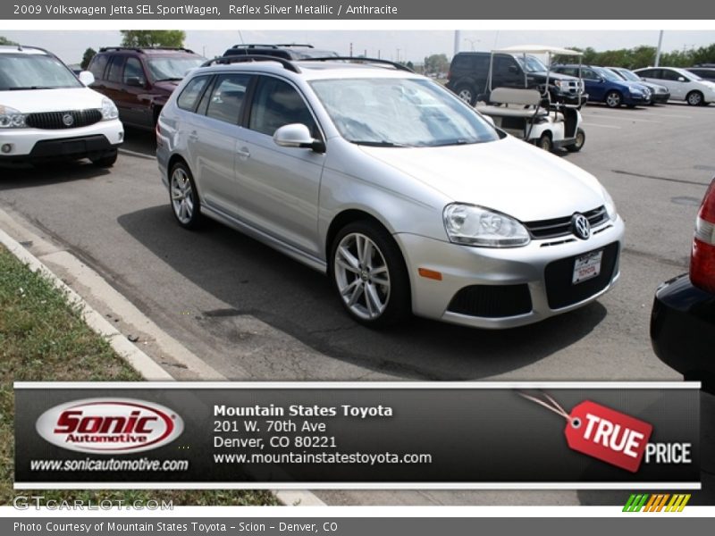 Reflex Silver Metallic / Anthracite 2009 Volkswagen Jetta SEL SportWagen