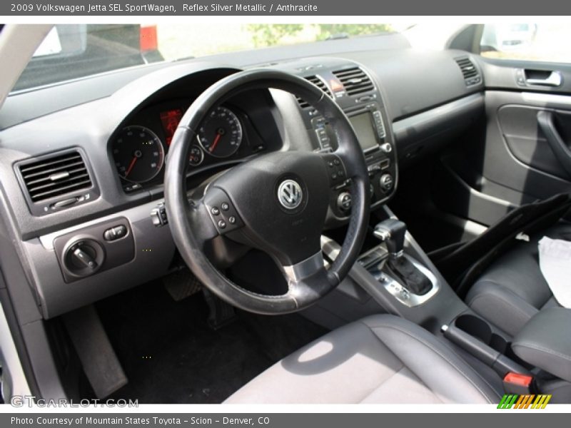 Reflex Silver Metallic / Anthracite 2009 Volkswagen Jetta SEL SportWagen