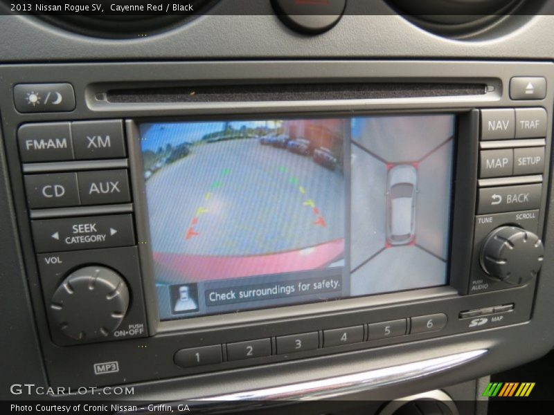Cayenne Red / Black 2013 Nissan Rogue SV