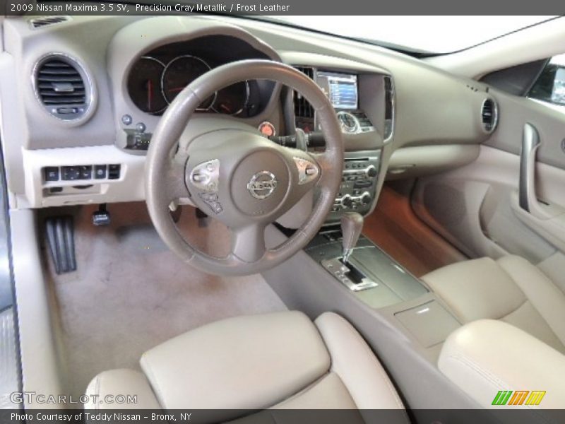 Precision Gray Metallic / Frost Leather 2009 Nissan Maxima 3.5 SV