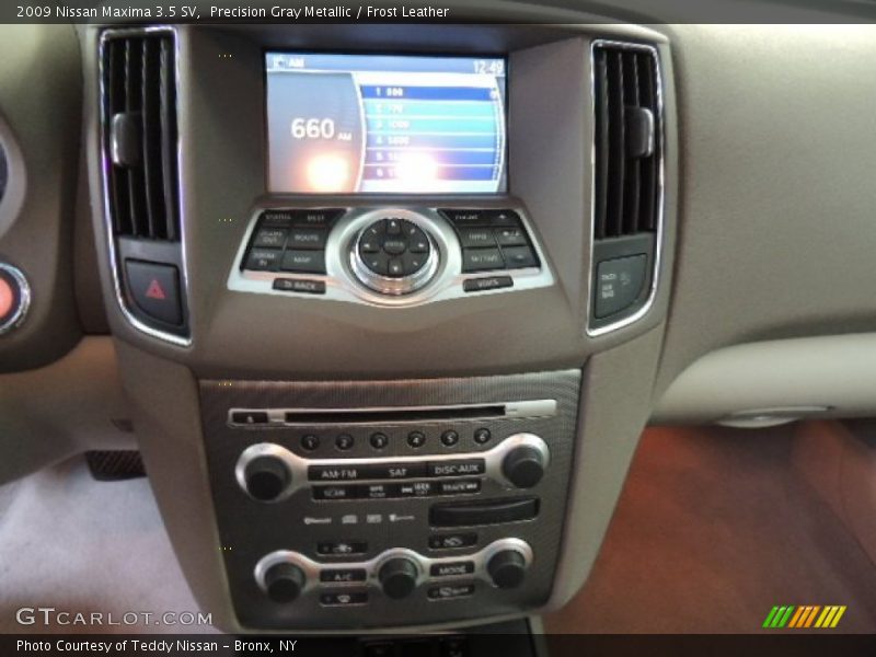 Precision Gray Metallic / Frost Leather 2009 Nissan Maxima 3.5 SV