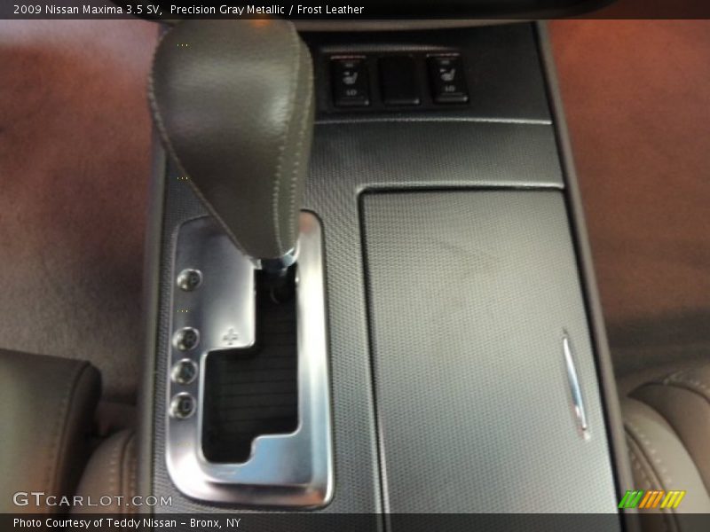 Precision Gray Metallic / Frost Leather 2009 Nissan Maxima 3.5 SV