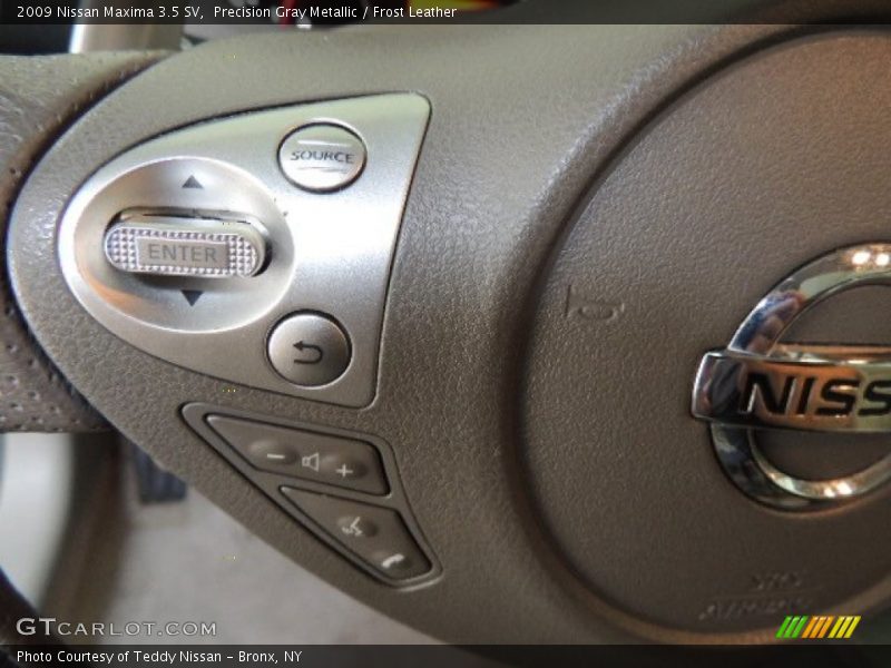 Precision Gray Metallic / Frost Leather 2009 Nissan Maxima 3.5 SV