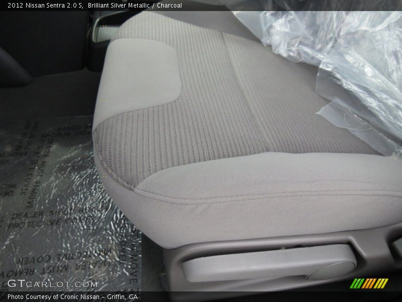 Brilliant Silver Metallic / Charcoal 2012 Nissan Sentra 2.0 S