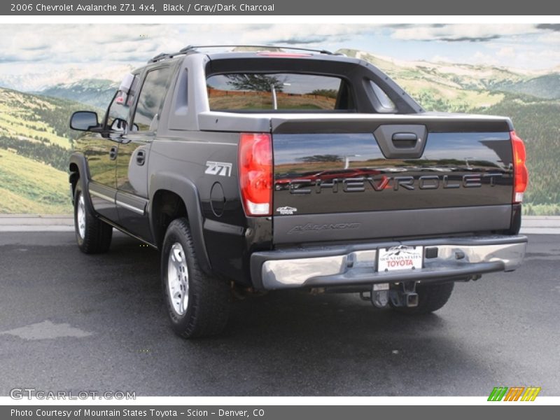 Black / Gray/Dark Charcoal 2006 Chevrolet Avalanche Z71 4x4