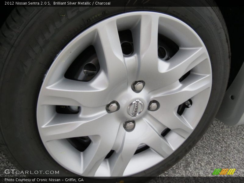 Brilliant Silver Metallic / Charcoal 2012 Nissan Sentra 2.0 S