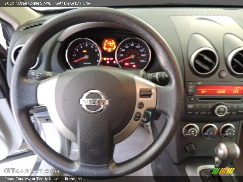 Gotham Gray / Gray 2010 Nissan Rogue S AWD