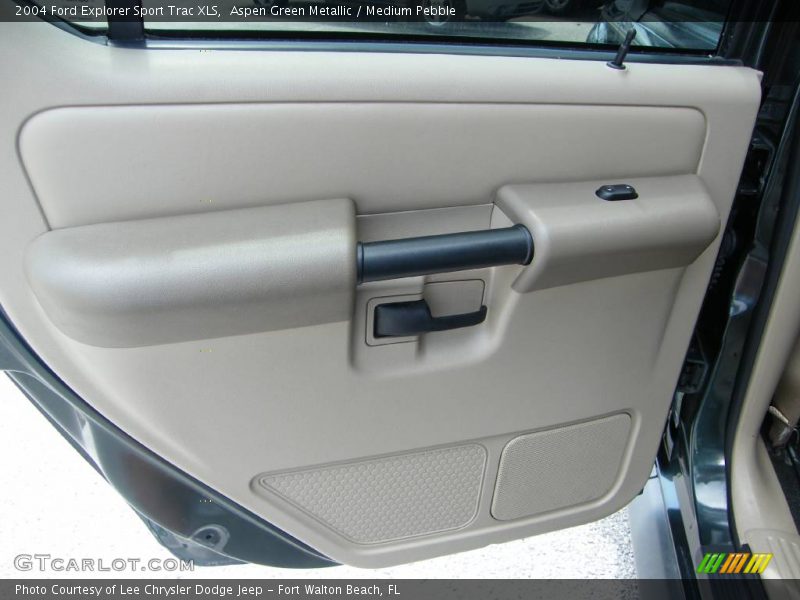 Aspen Green Metallic / Medium Pebble 2004 Ford Explorer Sport Trac XLS
