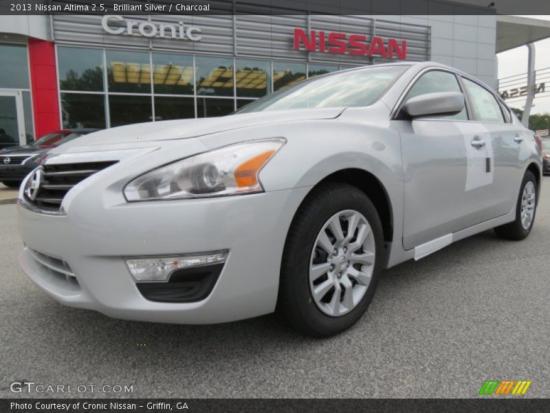 Brilliant Silver / Charcoal 2013 Nissan Altima 2.5