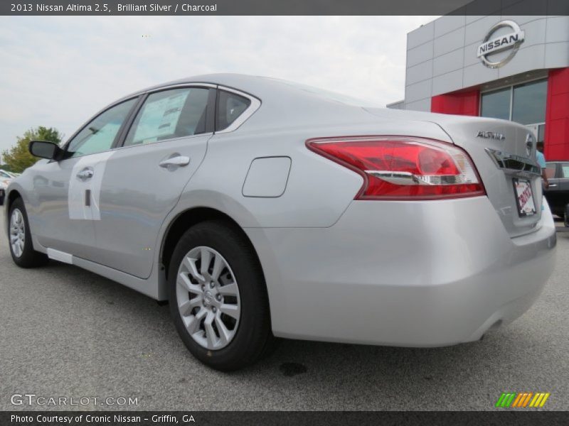 Brilliant Silver / Charcoal 2013 Nissan Altima 2.5
