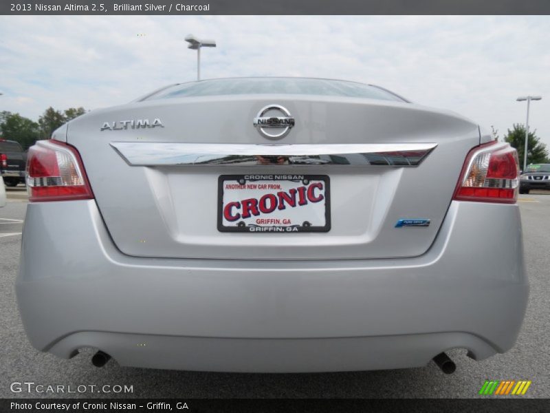 Brilliant Silver / Charcoal 2013 Nissan Altima 2.5