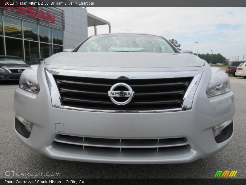 Brilliant Silver / Charcoal 2013 Nissan Altima 2.5