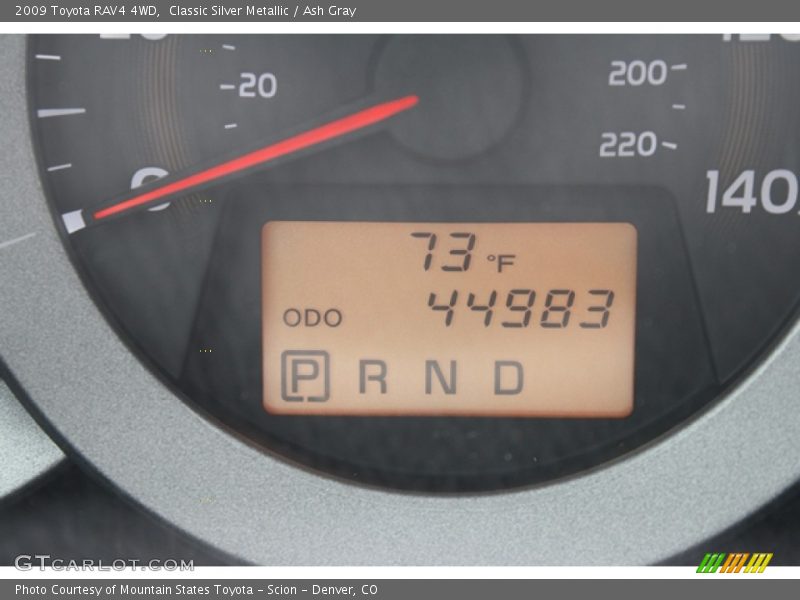 Classic Silver Metallic / Ash Gray 2009 Toyota RAV4 4WD