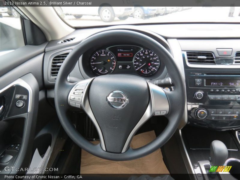 Brilliant Silver / Charcoal 2013 Nissan Altima 2.5