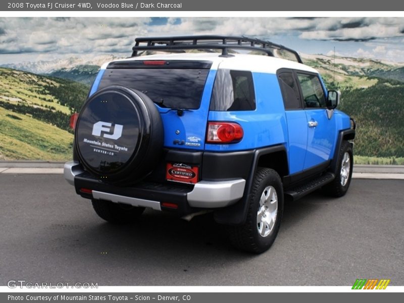 Voodoo Blue / Dark Charcoal 2008 Toyota FJ Cruiser 4WD