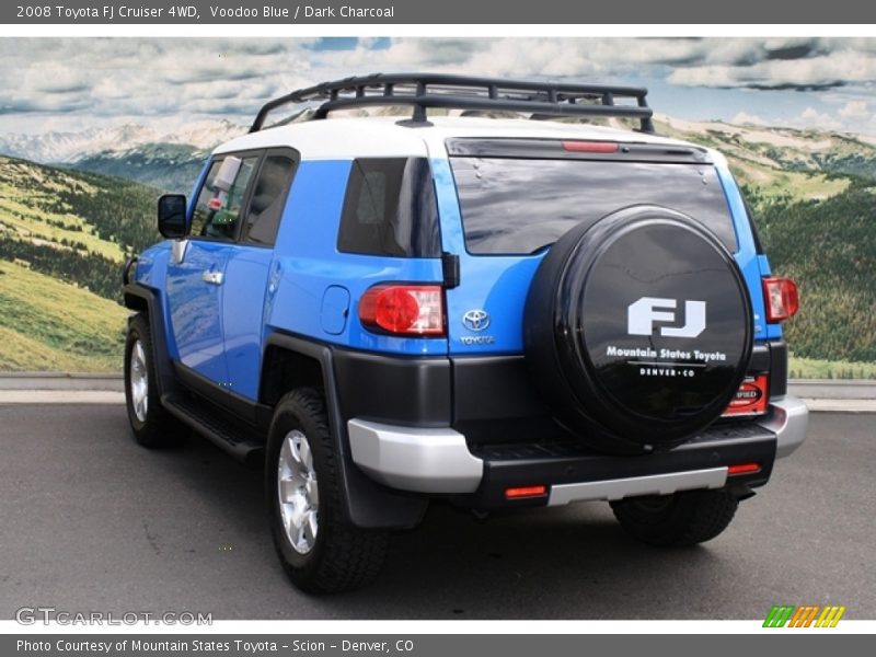 Voodoo Blue / Dark Charcoal 2008 Toyota FJ Cruiser 4WD
