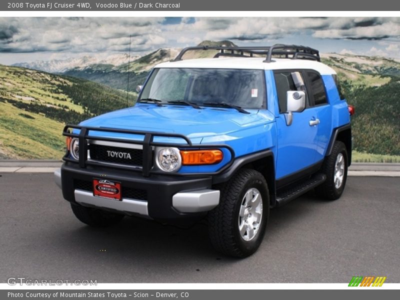 Voodoo Blue / Dark Charcoal 2008 Toyota FJ Cruiser 4WD