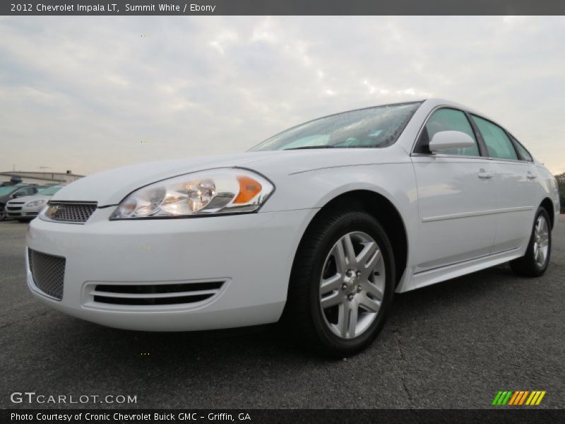 Summit White / Ebony 2012 Chevrolet Impala LT