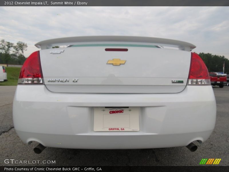 Summit White / Ebony 2012 Chevrolet Impala LT