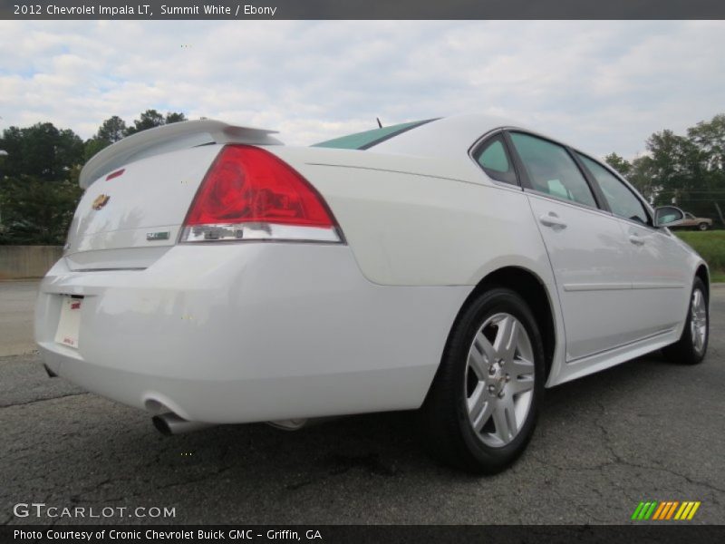 Summit White / Ebony 2012 Chevrolet Impala LT