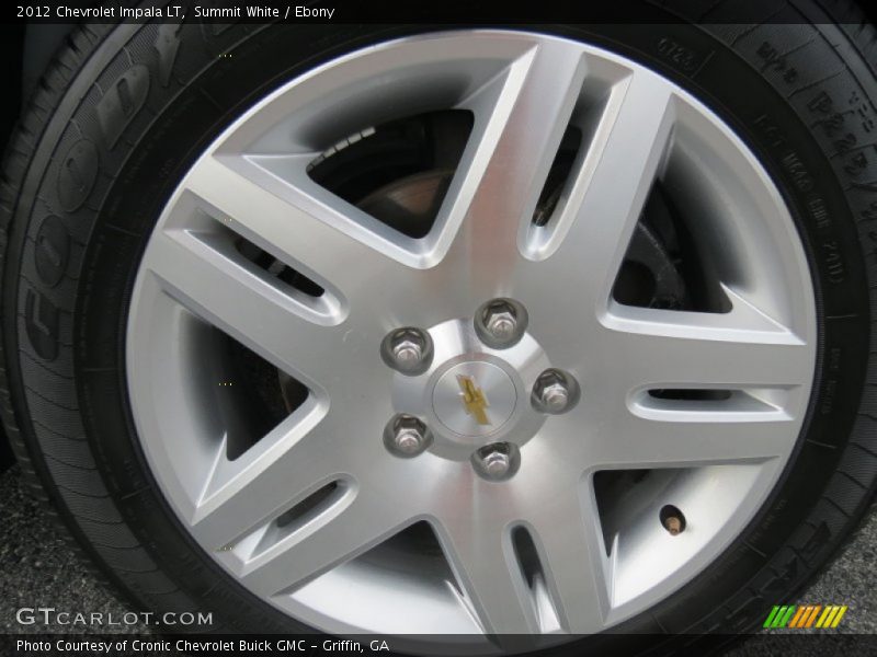 Summit White / Ebony 2012 Chevrolet Impala LT