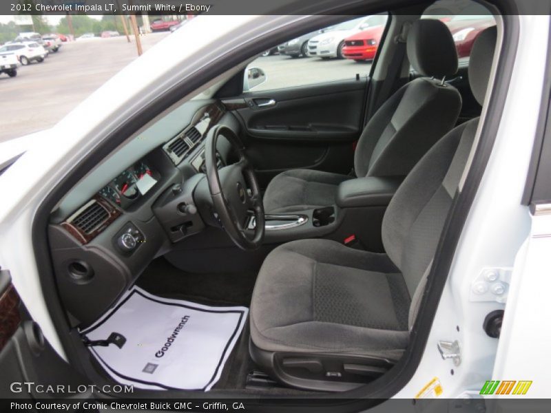 Summit White / Ebony 2012 Chevrolet Impala LT