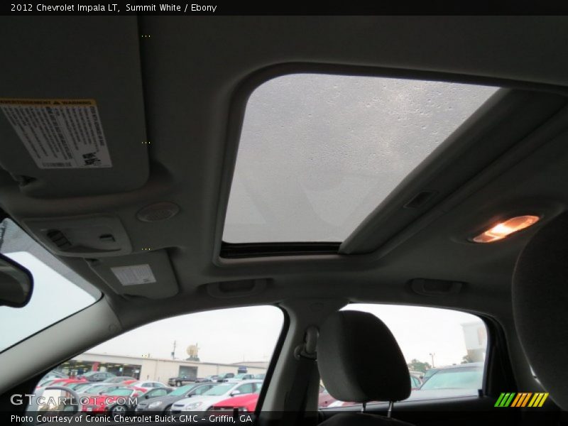 Summit White / Ebony 2012 Chevrolet Impala LT