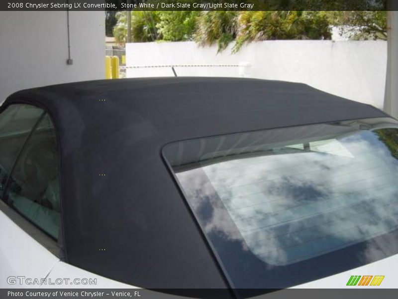 Stone White / Dark Slate Gray/Light Slate Gray 2008 Chrysler Sebring LX Convertible