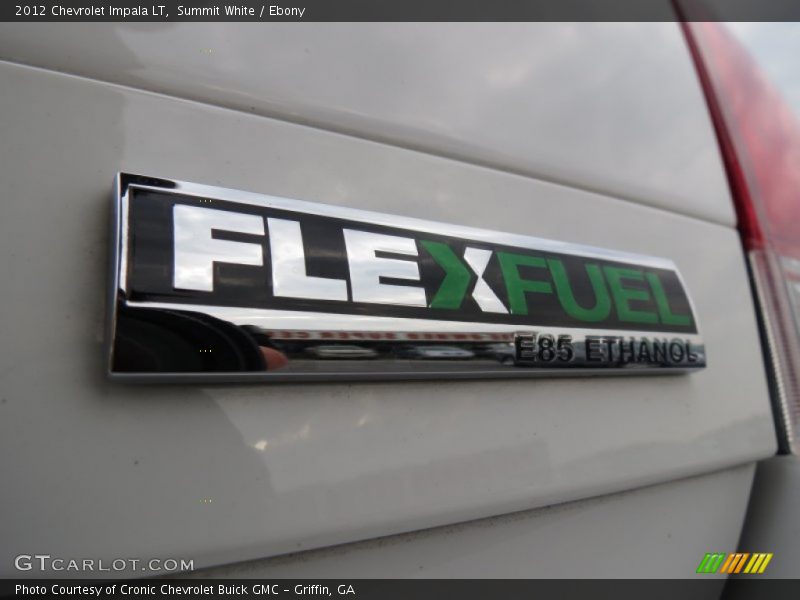 Summit White / Ebony 2012 Chevrolet Impala LT