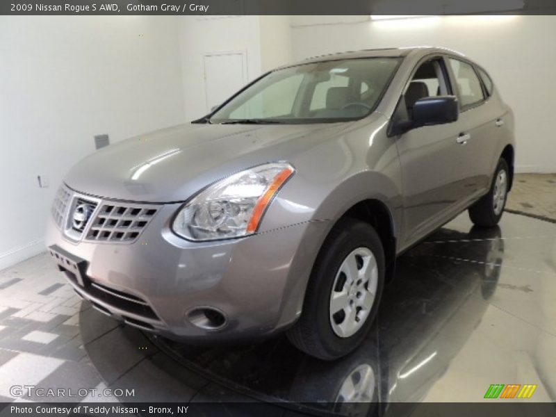 Gotham Gray / Gray 2009 Nissan Rogue S AWD