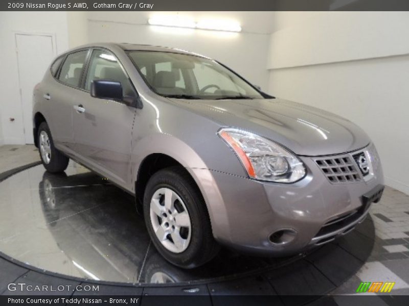 Gotham Gray / Gray 2009 Nissan Rogue S AWD