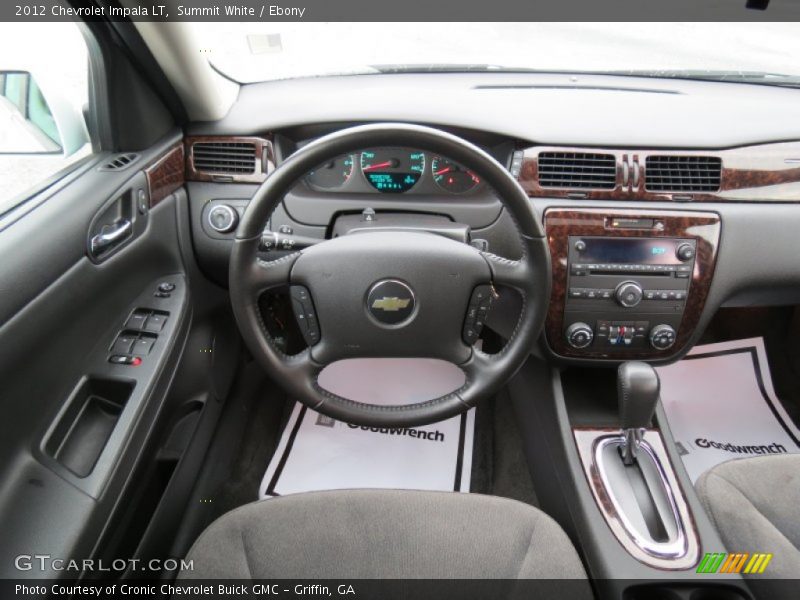 Summit White / Ebony 2012 Chevrolet Impala LT