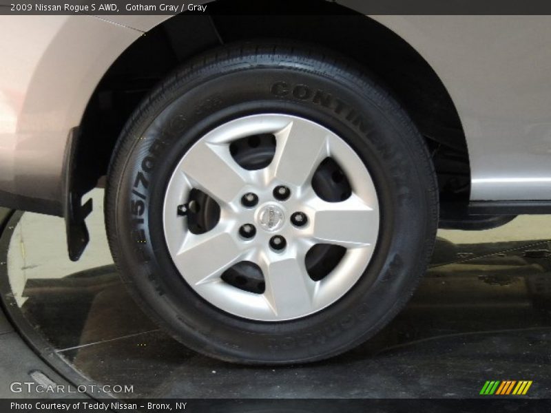 Gotham Gray / Gray 2009 Nissan Rogue S AWD