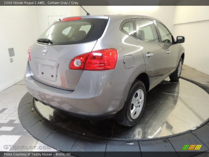 Gotham Gray / Gray 2009 Nissan Rogue S AWD