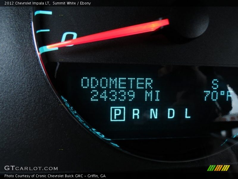 Summit White / Ebony 2012 Chevrolet Impala LT